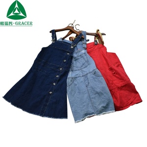 Suspenders And Long Skirt Used Clothing Bales Premium Bangkok Used Clothes - Product Image 2