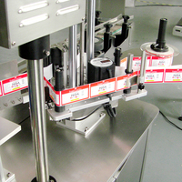 Machine d'étiquetage de bouteilles à grande vitesse, machine d'étiquetage automatique pour aliments et cosmétiques, applicateur d'étiquettes pour bouteilles ou bocaux ronds avec convoyeur à bande