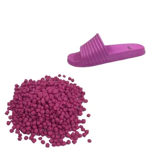Мягкие переработанные гранулы EVA, фиолетовые гранулы EVA для тапочек EVA