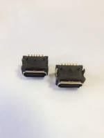 Konektor USB Type C 24-Pin Betina Tahan Air IP67 dari Baja Anti Karat, Panjang Eksposur 1.2mm, Jack Pengisian Daya 3A, Pemasangan PCB