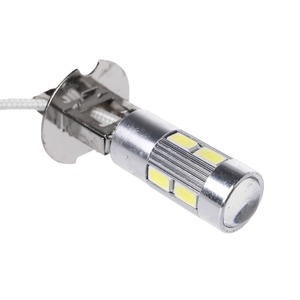 H1 H3 <span class=keywords><strong>Led</strong></span> Xe Bóng đèn 12V 6000K trắng Công suất cao phổ phù hợp với sương mù/lái xe/ban ngày chạy ánh sáng <span class=keywords><strong>DRL</strong></span> - Product Image 1