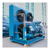 Harga Pabrik Unit Kondensasi Otomatis 3hp/ 7hp/ 10hp/ 30hp Kompresor Kondensor untuk Ruang Pendingin