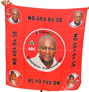 Stampa personalizzata Ghana campagna materiali 100% poliestere elezioni politiche T Shirt - Product Image 3