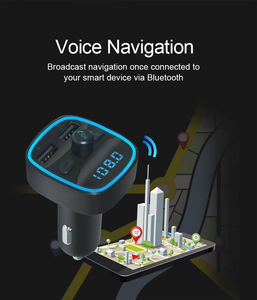 Kit de manos libres para coche <span class=keywords><strong>T25</strong></span>, reproductor de música <span class=keywords><strong>Mp3</strong></span> inalámbrico para coche, 5V, 2.4a, 2 puertos Usb, cargador de coche, adaptador de Radio Fm - Product Image 6