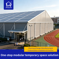 Tente de sport robuste insonorisée pour événements, structure d'arène en aluminium imperméable