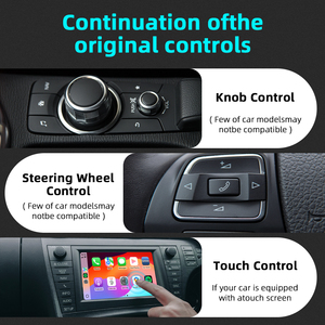 อะแดปเตอร์ CarPlay Android Auto ไร้สาย 2 in 1 แปลงแบบมีสายเป็นไร้สาย แบบเสียบใช้งานได้ทันที ดองเกิล USB อเนกประสงค์สำหรับรถยนต์ - Product Image 4