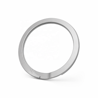 Lisprings Stainless Steel Spiral Retaining Ring, Earless Circlip, Plain Finish Metric Size, No Extra Tooling Charge