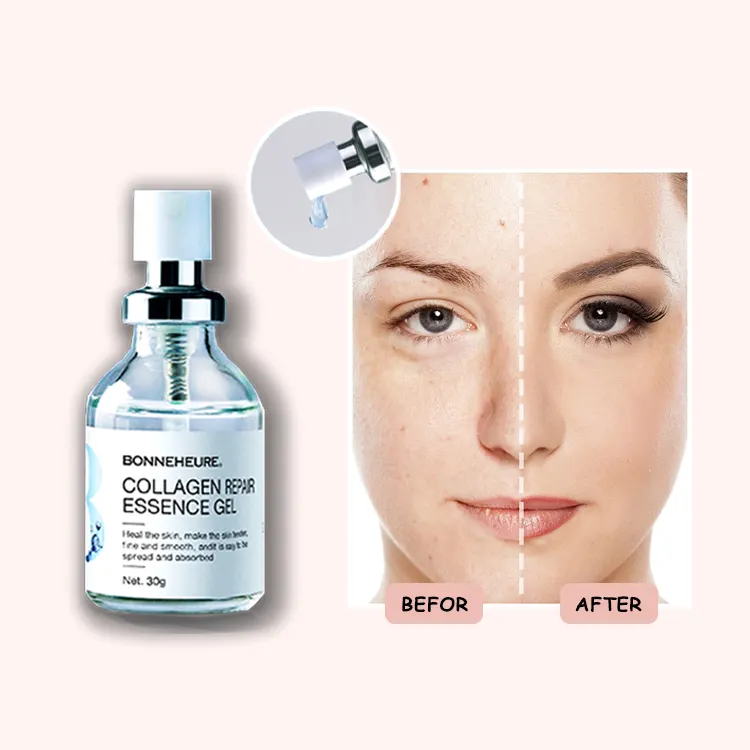 Fabrication sérum de collagène sérum de soin de la peau anti-âge pour le visage sérum de réparation au collagène sérum blanchissant pour le visage
