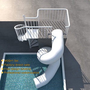 <span class=keywords><strong>Escalier</strong></span> en colimaçon en acier inoxydable avec <span class=keywords><strong>toboggan</strong></span> pour enfants, personnalisé, pour jardin, maison, duplex, préfabriqué, extérieur, <span class=keywords><strong>piscine</strong></span> - Product Image 2