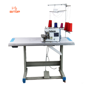 Nuovo tipo macchina da cucire industriale tagliacuci automatica ad altissima velocità a 4 fili - Product Image 1