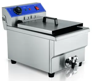 Equipo de cocina comercial para restaurante, encimera, freidora eléctrica de 13L, máquina expendedora de patatas fritas, equipo de catering