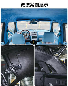 Tela <span class=keywords><strong>de</strong></span> Gamuza Premium con Espuma para Tapicería <span class=keywords><strong>de</strong></span> Techo <span class=keywords><strong>de</strong></span> Auto - Product Image 5