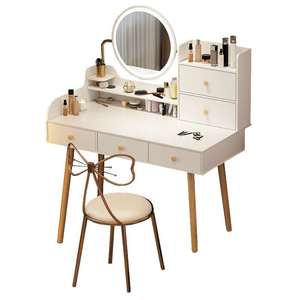 Simple Dresser Storage Cabinet Integrated <strong>Small</strong> <strong>Makeup</strong> <strong>Desk</strong> - Product Image 1