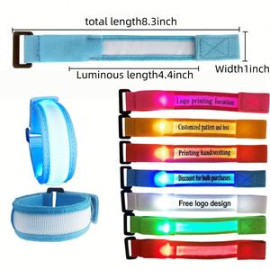 Pulseras LED con Logotipo Personalizado para Niños y Adultos, Accesorios Deportivos Luminosos, Pulsera Intermitente para Campamentos y Eventos Deportivos - Product Image 2