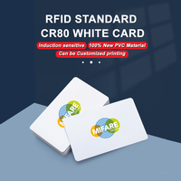 Cartes de contrôle d'accès intelligentes EV3 2K/4K/8K 13.56MHz RFID Carte PVC vierge Nfc Carte Rfid avec puce