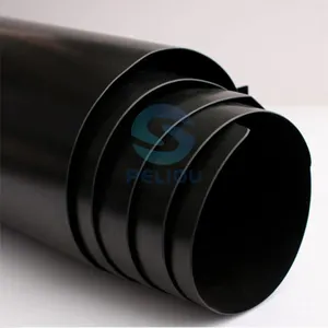 Rouleau de feuille de polyéthylène PE HDPE noir Flexible de 1mm, 2mm, 3mm d'épaisseur