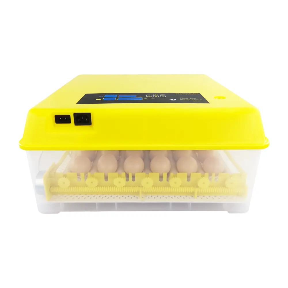 حاضنة صغيرة 42 بيضة حاضنة تفريخ أوتوماتيكية مع صينية بيض دوارة للشحن المجاني
