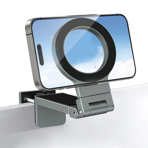 Portable Aluminium Alloy Magnetic Folding Phone Stand for Travel