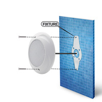 Projecteur LED de piscine en polycarbonate dépoli, étanche IP68, mural, 12V 30W, RVB à changement de couleur, avec télécommande, vente en gros