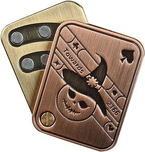 Spinner Antiestrés con Diseño de Calabaza de Halloween y Logotipo Personalizado AK para Niños y Niñas, Juguete Educativo de Metal con Monedas - Product Image 6