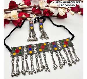 Conjunto de collar para mujer, ropa de boda hindú, diseño de pájaro, piedra de cuarzo, collares colgantes de moda, conjunto multicolor - Product Image 4