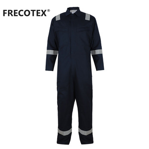 공장 도매 FR 의류 면 보호 내화 내화 작업복 보호 의류 남성용 Frc 전체 - Product Image 4