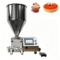 Machine commerciale automatique d'injection de confiture pour pain, beignets, biscuits et gâteaux, machine de remplissage de crème