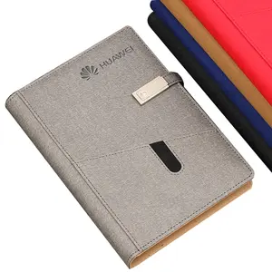 New business ideas low MOQ custom logo 10000mAh digital planner smart notebook with powerbank diary 2023