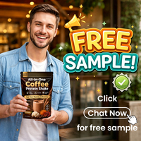 Premium Koffie Proteïne Shake Poeder Wei Collageen met Functionele Paddenstoelen voor Energie & Focus Supplement