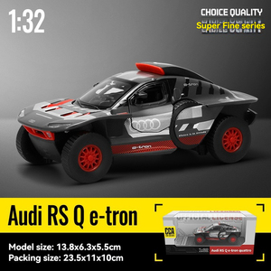 Modèle de voiture miniature en métal authentique sous licence CCA 1:32 aodi RS <span class=keywords><strong>Q</strong></span> <span class=keywords><strong>e</strong></span>-<span class=keywords><strong>tron</strong></span>, modèle de voiture de rallye, jouet, ornement, décoration, modèle d'exposition, artisanat - Product Image 6