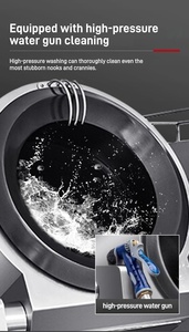 Robot de <span class=keywords><strong>cuisine</strong></span> automatique rotatif pour restaurant, machine à frire le riz, wok, équipement de cuisson rotatif - Product Image 5