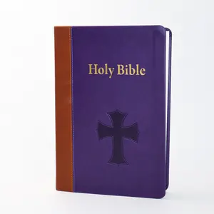 Best Verkopende Hoge Kwaliteit Groothandelsprijs Aangepast Formaat Hot Stamping Gemengde Kleur Offsetdruk Religieuze Heilige Bijbel