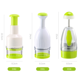 Super <span class=keywords><strong>Septembre</strong></span> Smile Mom Modèle E462 Hachoir Manuel Multifonctionnel en Acier Inoxydable pour Ail, Oignon <span class=keywords><strong>et</strong></span> Légumes - Product Image 3
