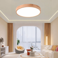 Lámpara de Techo Moderna Japonesa Simple de Acrílico con Diseño de Tronco de Madera, LED, para Hogar, Oficina, Dormitorio, Paquete de Iluminación para Toda la Casa 2024
