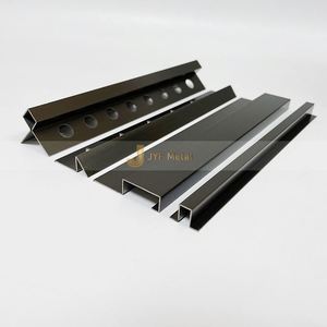 Wholesale M137 Exclusive Metal Wall <b>Corner</b> Edge Various Shapes Stainless Steel Tile Trim Waterproof Durable 5+ Year Tile - Product Image 3