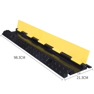 1 Channels Black Plastic Cable Trunking Cable Protector Cable Tray