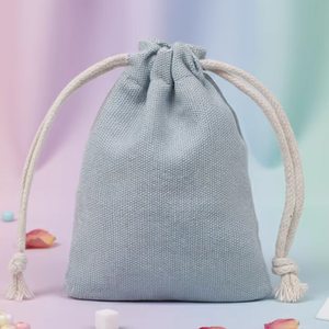 OEM ODM Professional Customized Multi-color Portable Casual Breathable Pure Cotton Gift Bag for Earring <b>Ring</b> Necklace Storage - Product Image 1