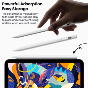 Stylet capacitif magnétique universel Toocki pour tablette avec rejet de la paume, capteur d'inclinaison, affichage lumineux pour le dessin et la prise de notes - Product Image 6