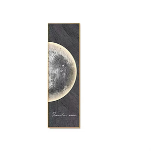 Espejo Decorativo de Pared de Estilo Minimalista Moderno, Pintura Decorativa Lunar de Pared, Espejo Deslizante - Product Image 1