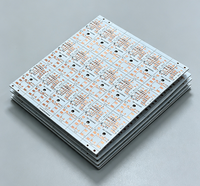 Circuit imprimé en aluminium personnalisé à une face MCPCB pour éclairage LED avec découpe en V, fabricant de circuits imprimés en aluminium OEM ODM