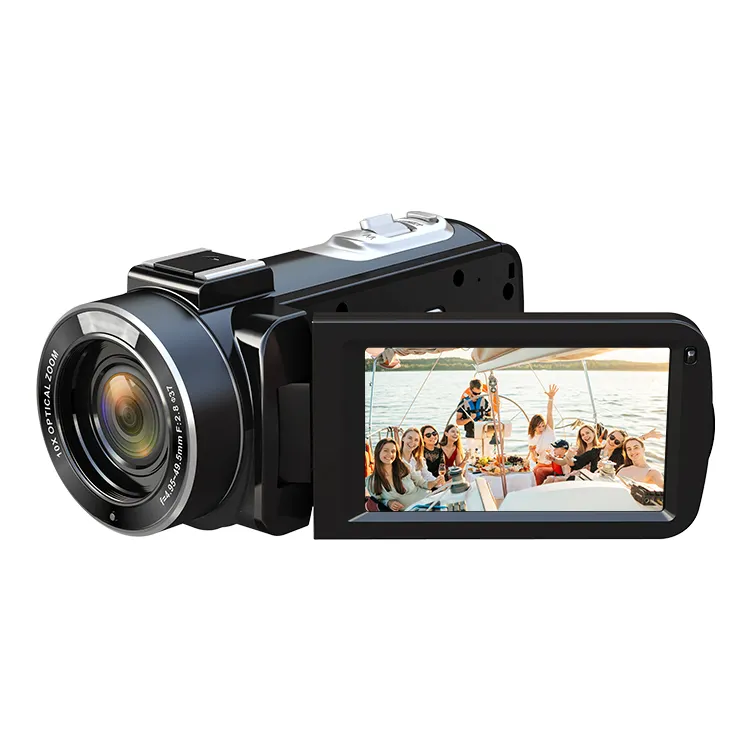 DIS chống rung 10x Zoom quang học wifi phát trực tiếp máy quay video 4K máy quay kỹ thuật số 4k