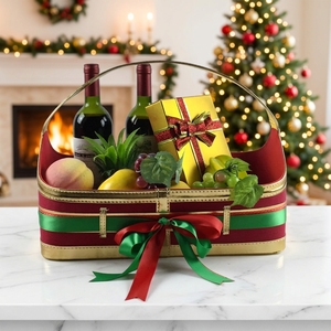 Cestas <span class=keywords><strong>de</strong></span> Regalo <span class=keywords><strong>de</strong></span> Cuero <span class=keywords><strong>de</strong></span> Alta <span class=keywords><strong>Calidad</strong></span> para Año Nuevo, Navidad, Regalos <span class=keywords><strong>de</strong></span> Agradecimiento para Empleados, Cesta <span class=keywords><strong>de</strong></span> Regalo para Clientes, Maestros, Compañeros <span class=keywords><strong>de</strong></span> Trabajo - Product Image 1