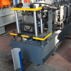 Machine de formage à rouleaux pour gouttières demi-rondes à découpe automatique, <span class=keywords><strong>prix</strong></span> usine, personnalisable, haute efficacité - Product Image 1