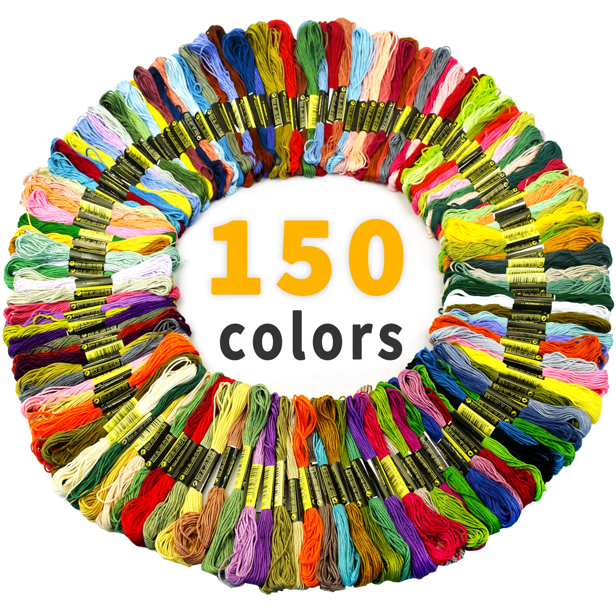 150PCS embroidery thread Cross Stitch Sewing Thread in wholesale price