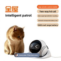Robot Kamera Pemantau Jarak Jauh AI Teasing Pet Mobile untuk Lansia, Anak-Anak, Rumah, Seluruh Rumah, Berjalan di Seluruh Rumah, Layar Ganda, Kotak Warna Cina