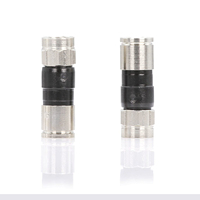 F Adaptador RF hembra BNC RG6 conector para 5g TV RF Coaxial F-Connector Conector RG6 PCB Cables Cable Audio