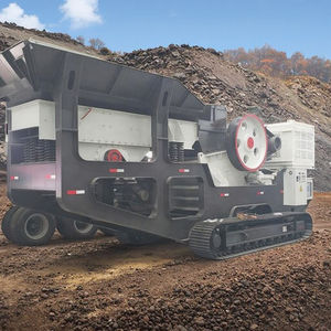 Installation de concassage mobile de grande capacité 300 t/h, prix avantageux, concasseur et cribleur mobiles de type chenillé - Product Image 5