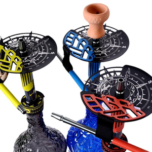 Migliori vendite alluminio narghilè Shisha russo stile giappone El Bomber mezzanotte fuori strada narghilè narghilè - Product Image 4