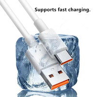 Cable de Carga Rápida de Datos USB de 1M 1.5M 6A, Cable Tipo C de 6A, Cable de Carga Rápida USB-C