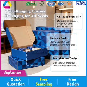 Boîte cadeau pour chaussettes en carton ondulé, certifiée, portable, robuste, imperméable et personnalisable, pour l'expédition e-commerce et les coffrets cadeaux - Product Image 3